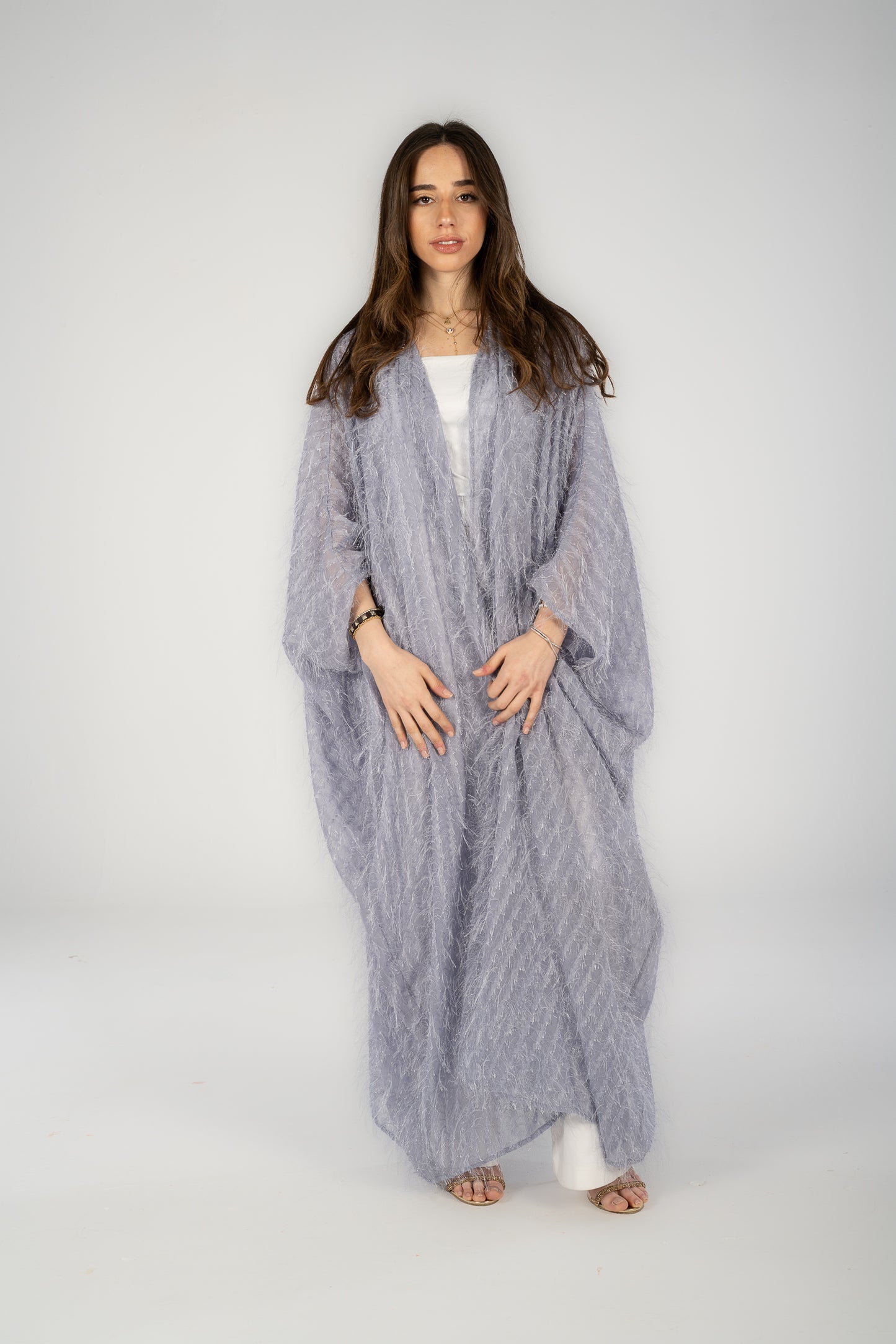 Lavender Feather Kaftan